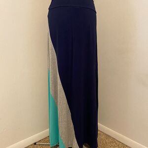 Bobeau Tri Color Boho Maxie Women Skirt Size Large